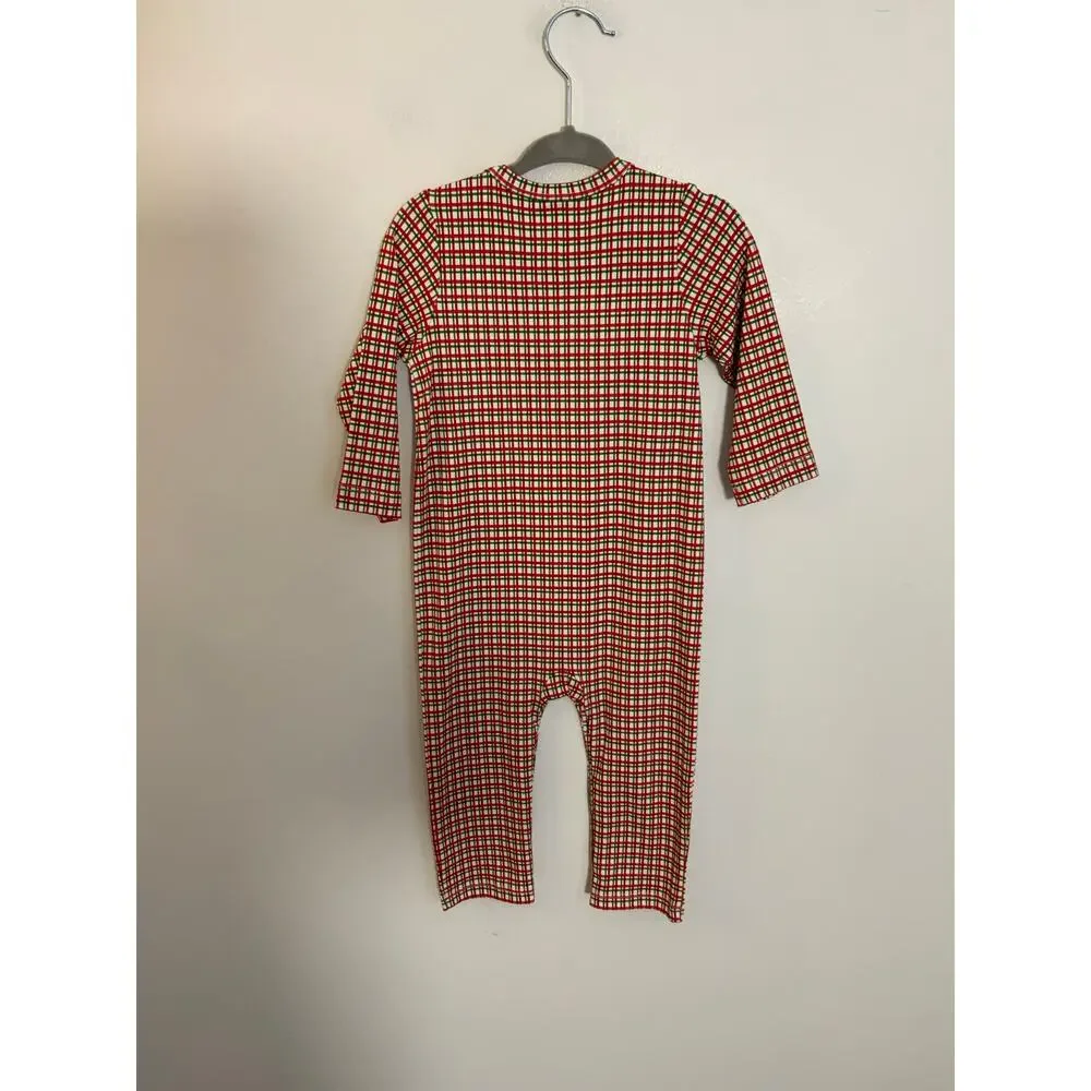 Lila + Hayes Thompson Romper‎ - Holiday Plaid NWT size 9-12mo